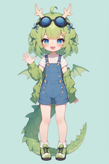 Dragon Girl (Model Public VTuber) - Comission LoRA PonyXL