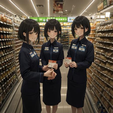 コンビニの店内F SDXL