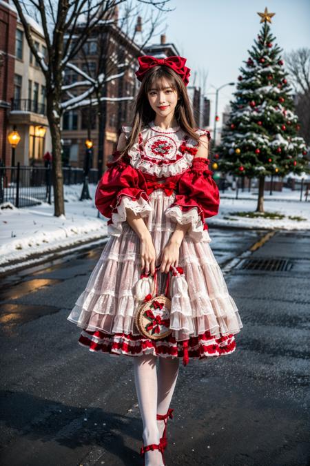 [Realistic] Christmas dress | 圣诞小裙几