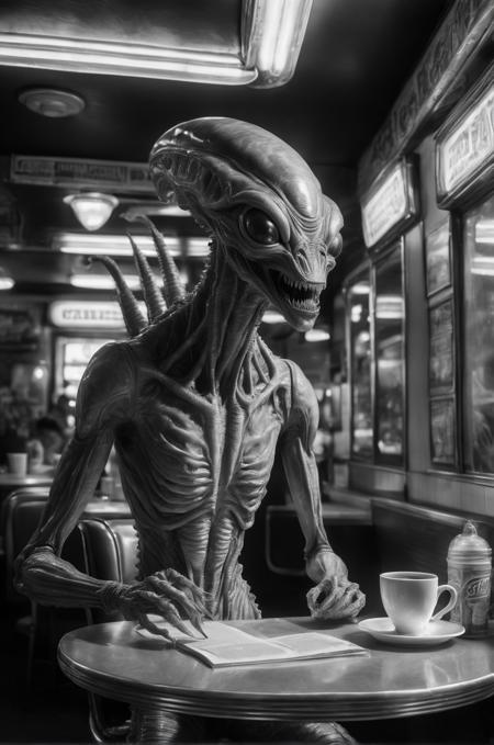 SDXL Alien Daiton