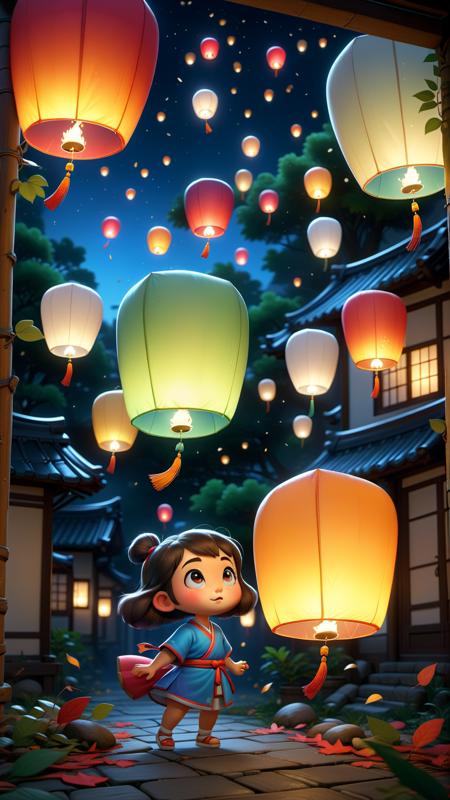 Chinese Spring Festival Theme_Kongming Lanterns_XSE_GAME_V1|新年主题_孔明灯主题_思恩