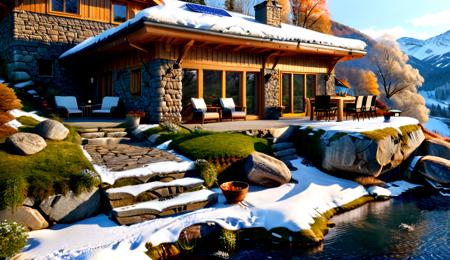mountain family houses