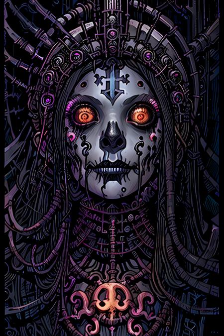 Cyberpunk 2077 Tarot card 512x1024