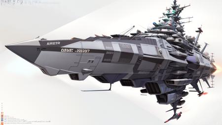 Spacebattle Ship yamato (spaceship design art )