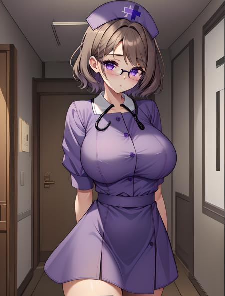 Purple Nurse Outfit