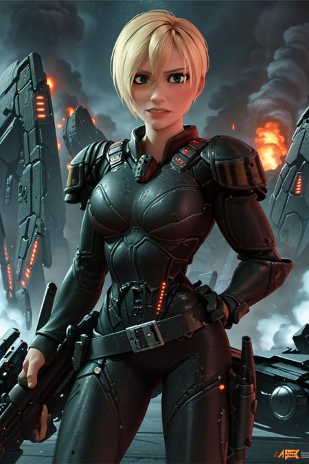Sergeant Calhoun - Wreck-It Ralph - SD1.5 LORA