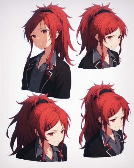 Expression Anime Character Sheet / PONY DIFFUSION