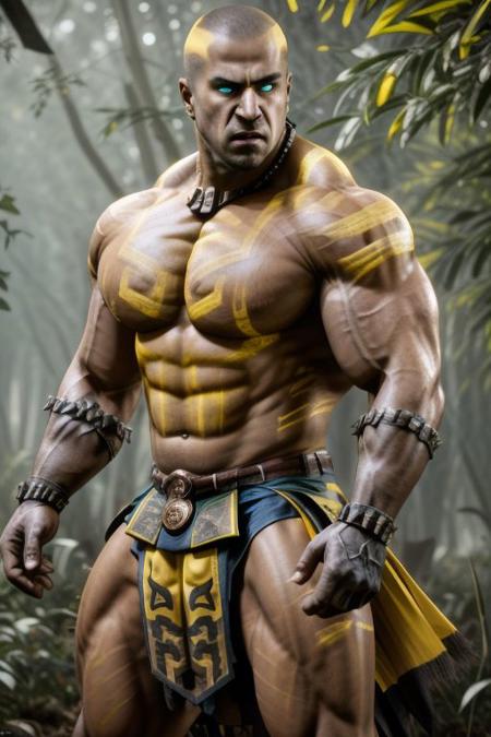 Kotal Kahn MK11 Bald Version