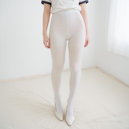 white pantyhose pony