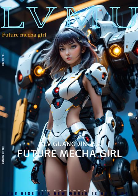 CG-futuristic mecha female