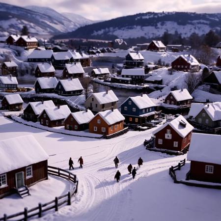 Tilt shift photography style XL + F1D