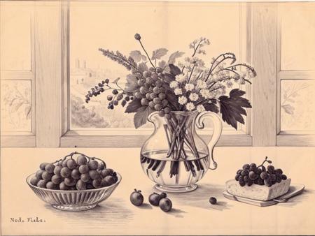 sketch and study drawing style