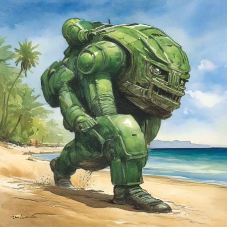 Style of Don Lawrence - SDXL
