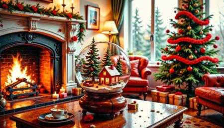 FLUX Christmas living room