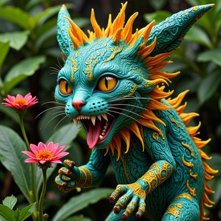 Trippy Alien Animals (Mostly Feline)