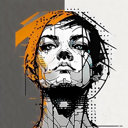 Halftone Punk. LoRA
