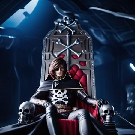 300 th LORA : Captain Harlock / Albator - SDXL (3D movie/anime)版本v1.0 (ID: 588138)