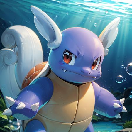 Wartortle (Pokemon) (Pokedex #0008) [Pony & SD1.5]