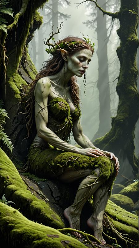 Dryad - Creature Concept - SDXL