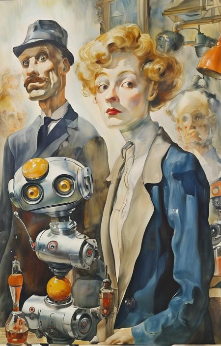 style of George Grosz [SDXL] 400版本v1.0 (ID: 706348)