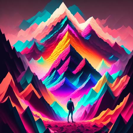 djz Neon Peaks [ LORA ]