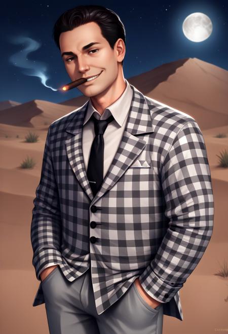 Benny (Fallout: New Vegas) SDXL LoRA [Pony]