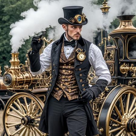 Ars MidJourney Rococo Steampunk (SDXL, Pony, Flux)