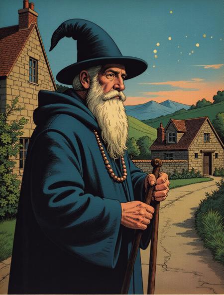 Wizards Vintage: Rustica Illustration