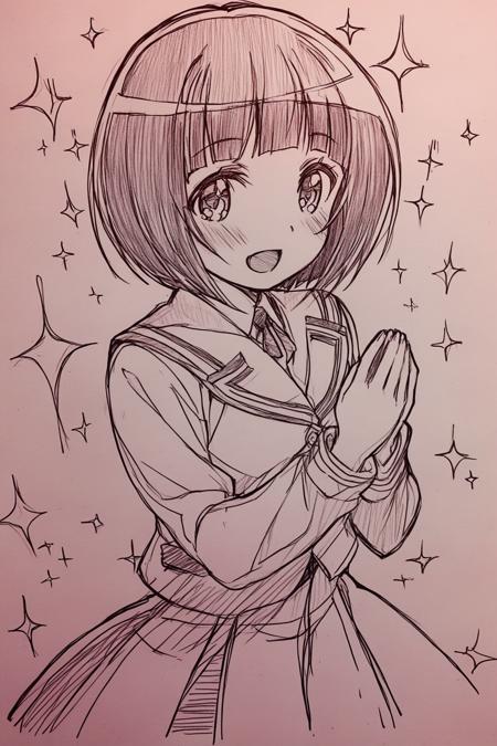 [illustrious XL] Sakino Shingetsu/さきの新月  传统黑白手绘画风- Artist Style
