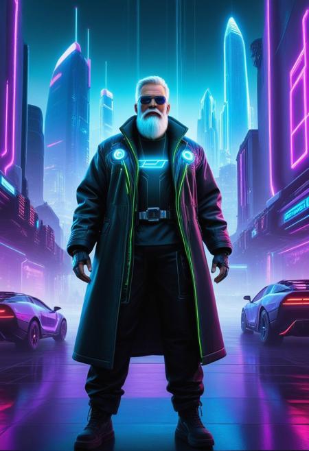 Cyberpunk Santa Claus