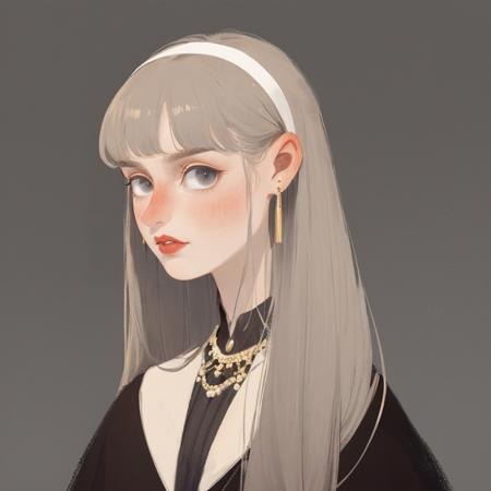 Hand-drawn portrait