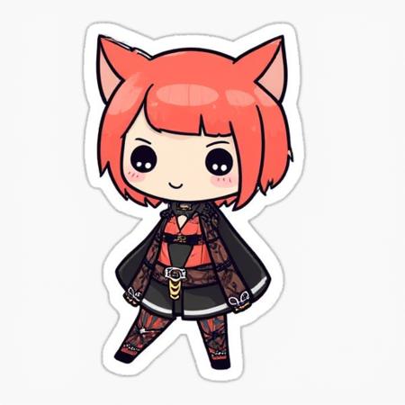 Envy Flux Kawaii Sticker 01