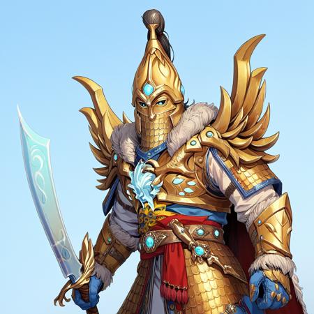 Naryska Leysa, The Golden Knight | Kislev (Total War Warhammer)