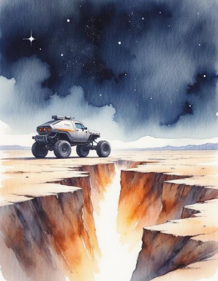 Eldritch Watercolor for Flux
