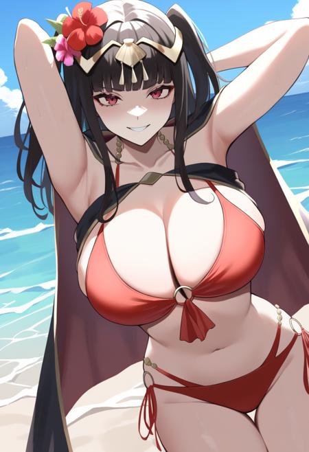 Tharja/サーリャ (Fire Emblem Awakening) SDXL LoRA | 6 Outfits [Animagine XL]