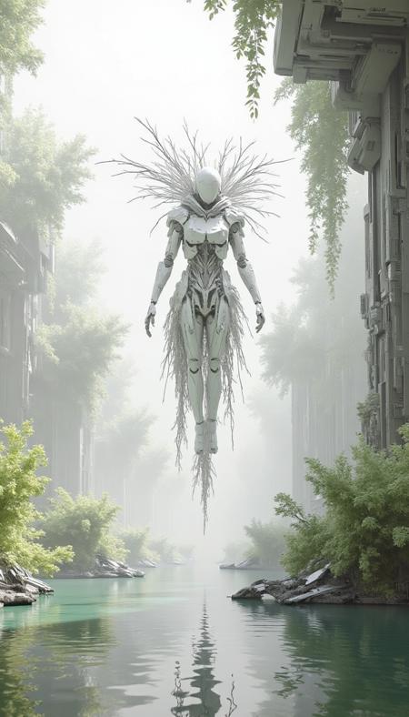 Futuristic White - Flux Lora