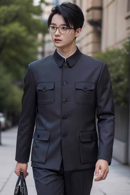 中山装 chinese tunic suit