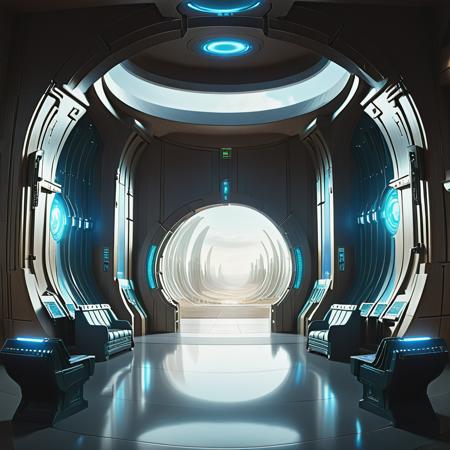 Cosmoport in capital Eternium on planet Medlan