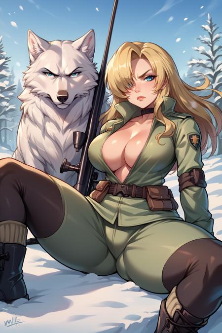 Sniper Wolf/スナイパー・ウルフ (Metal Gear Solid) SDXL LoRA [Pony Diffusion]