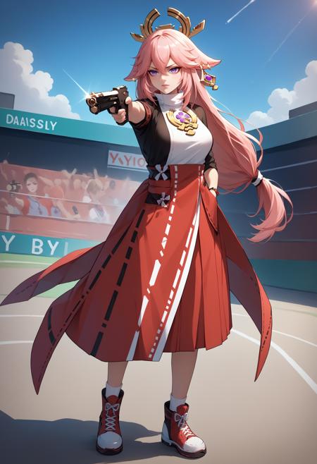 Yusuf Dikec's Gun Pose | 2024 Summer Olympics | Concept / Pose LoRA XL