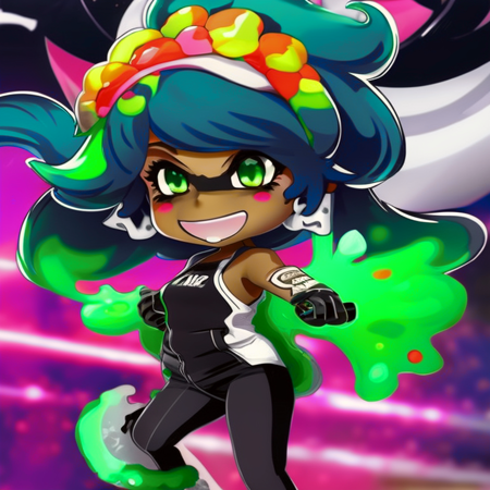 SoCalGuitarist's Inksplat - Create silly, wacky, colorful inkling characters easily! (For model 2.1)