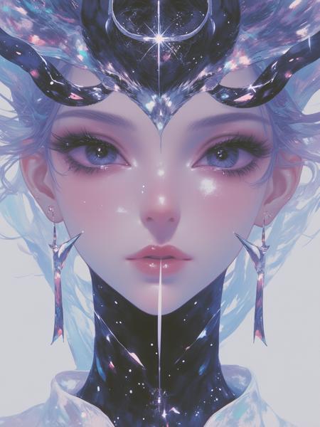 blue-and-white style 2D