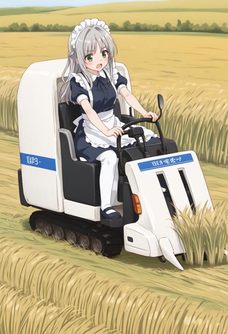 [SDXL&Pony] combine harvester / 稲刈り / コンバイン版本Pony v2.0 (ID: 817824)