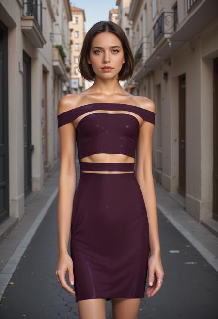 024 Cutout Bandage Minidress