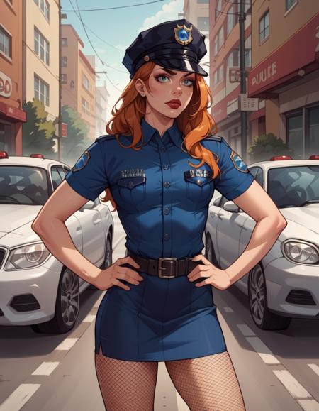 Policewoman Uniform PONYXL