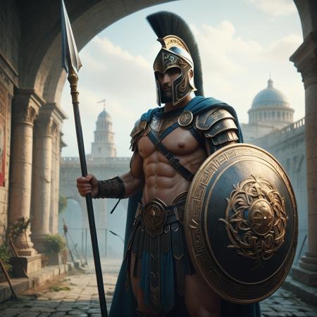 Spartan Spear and Shield