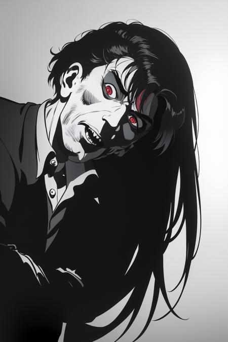 Dylan dog comic style - experimental horror lora
