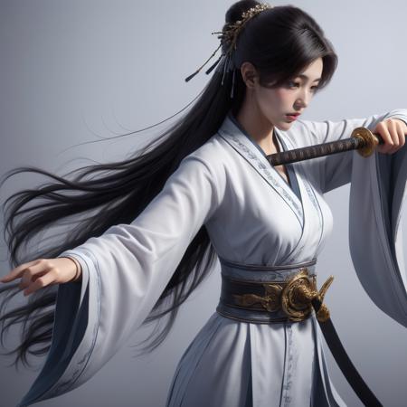 Chinese female swordsman