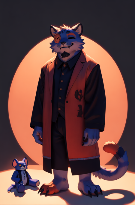 Seam (Deltarune), Furry Character Model