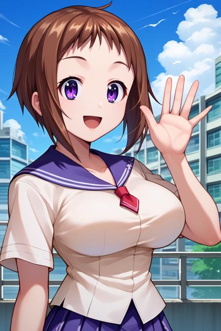 Ui Wakana/若菜 羽衣 (Okusama ga Seito Kaichou!) SDXL LoRA [Pony Diffusion]版本v1 (Pony Diffusion XL) (Pony Diffusion XL)